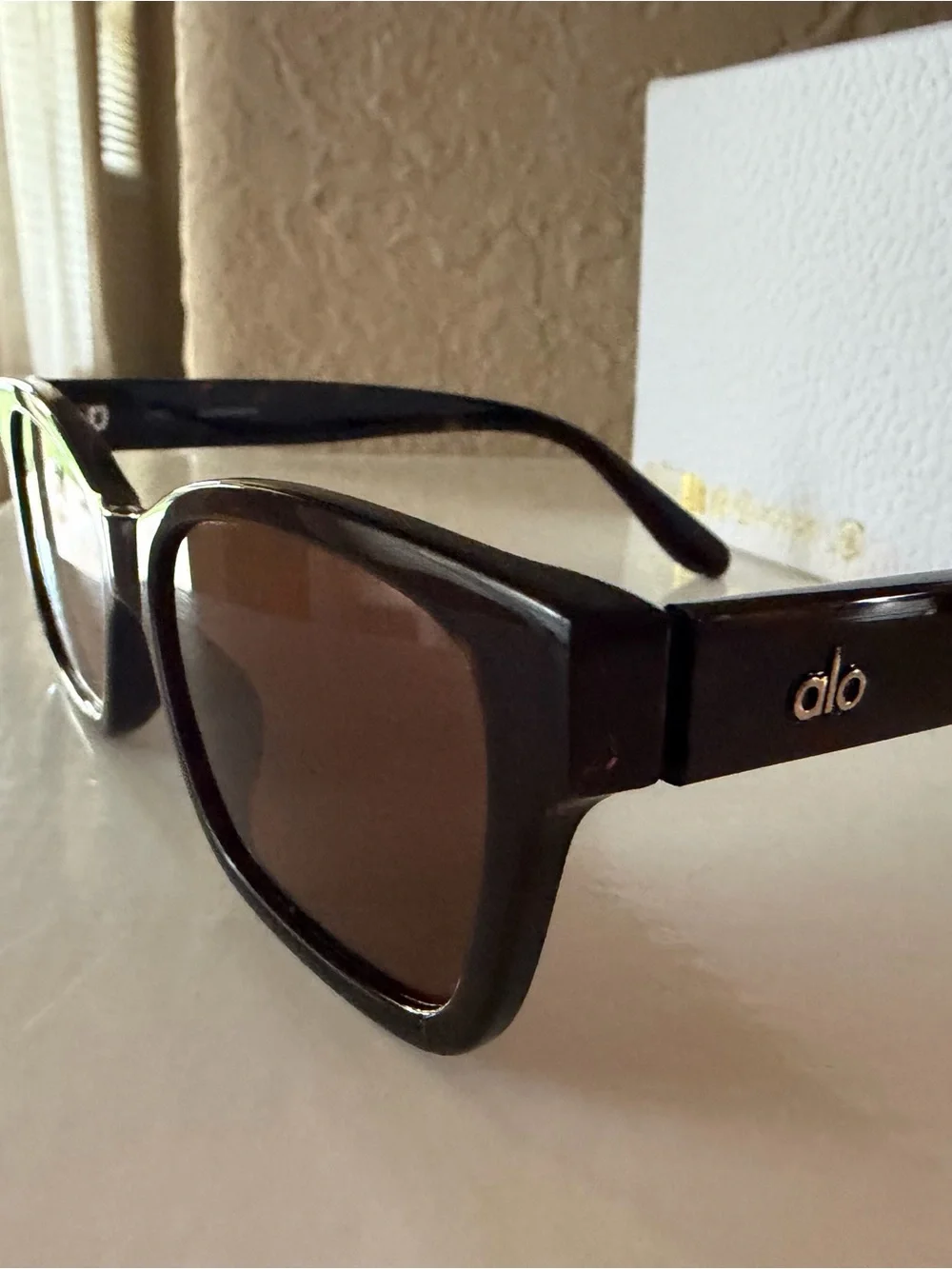 alo Brown Sunglasses with Brown Lenses